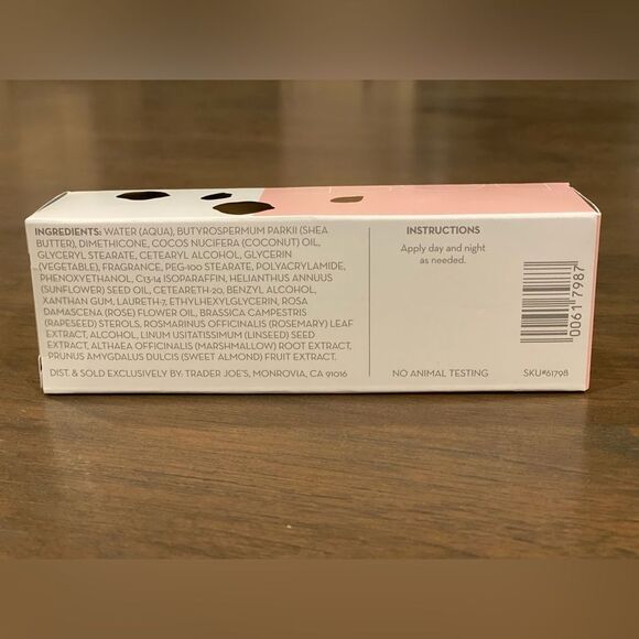 Trader Joe’s Rose Oil Moisturizer & Rose Scented Candle NEW Fast Shipping - Picture 3 of 9